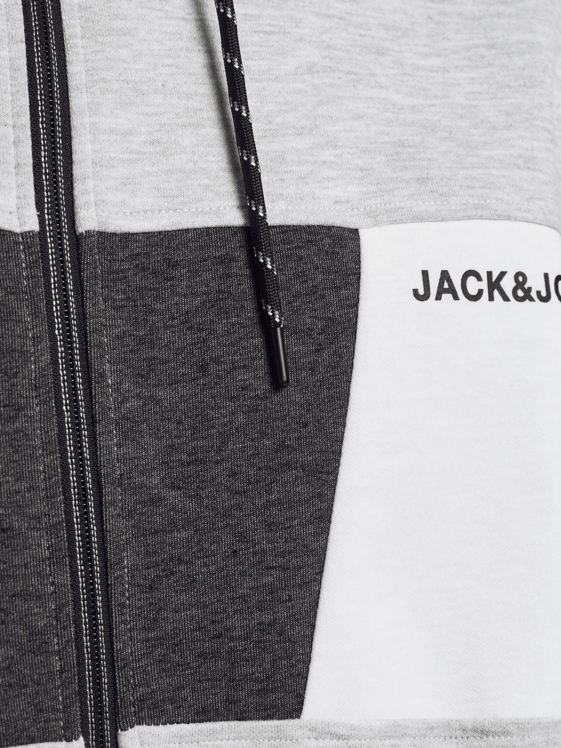 Jack & Jones Mars - Hættetrøje m. lynlås - HUSET Men & Women