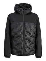 Jack & Jones Multi - Quilted jakke med hætte - HUSET Men & Women