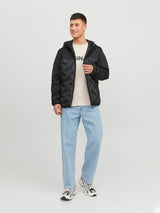 Jack & Jones Multi - Quilted jakke med hætte - HUSET Men & Women
