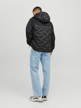 Jack & Jones Multi - Quilted jakke med hætte - HUSET Men & Women
