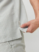 Jack & Jones Palma - Kortærmet Seersucker skjorte i relaxed fit - HUSET Men & Women