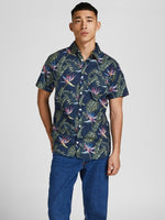 Jack and Jones Plain Coastal - Kortærmet skjorte (7598398079228)