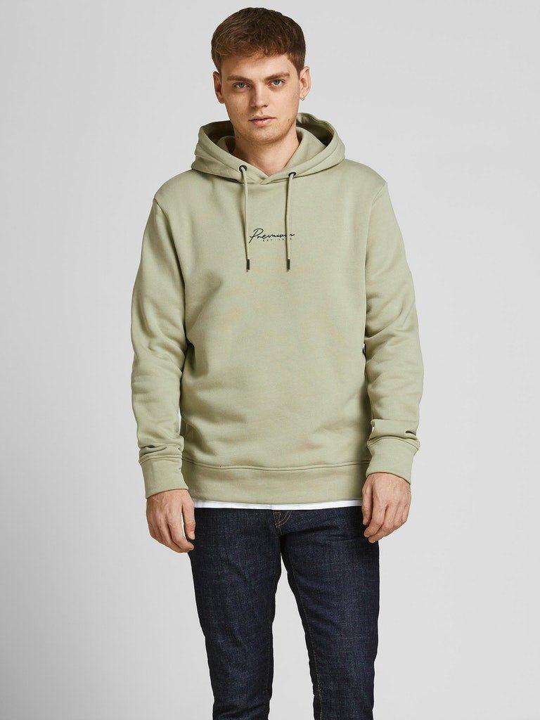 Jack and Jones Premium Booster - logo hoodie - HUSET Men & Women