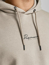 Jack and Jones Premium Booster - logo hoodie - HUSET Men & Women