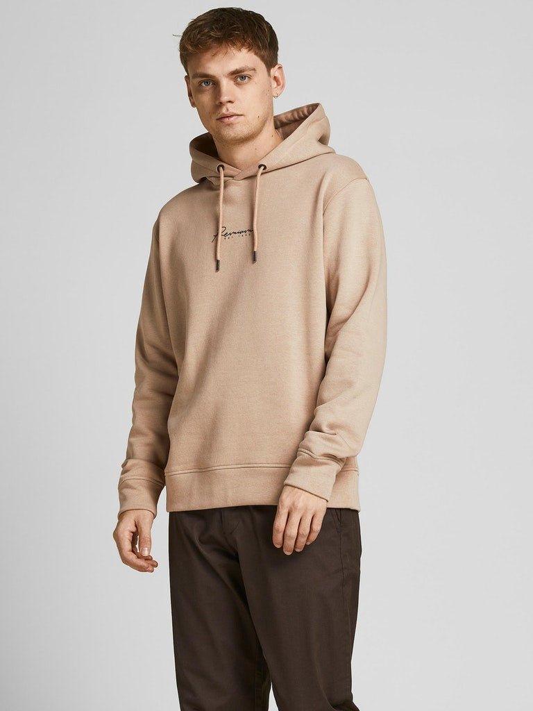 Jack and Jones Premium Booster - logo hoodie - HUSET Men & Women