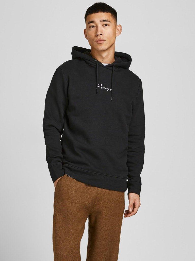 Jack and Jones Premium Booster - logo hoodie - HUSET Men & Women