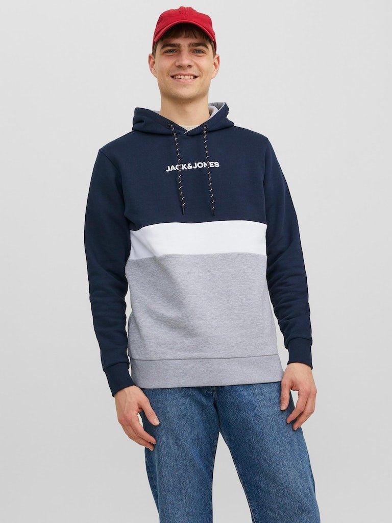 Jack & Jones Reid - Blocking hoodie - HUSET Men & Women