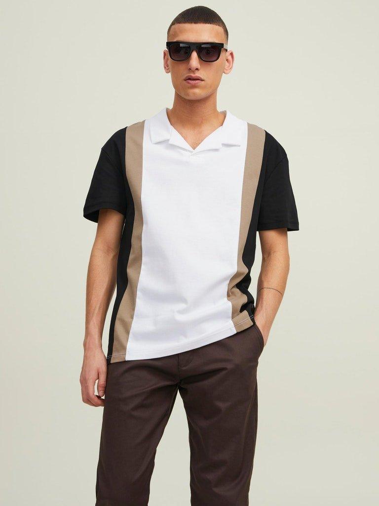 Jack and Jones Retro - Stribet polo i relax fit - HUSET Men & Women