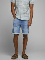 Jack and Jones Rick 003 - Lyseblå denim shorts - HUSET Men & Women