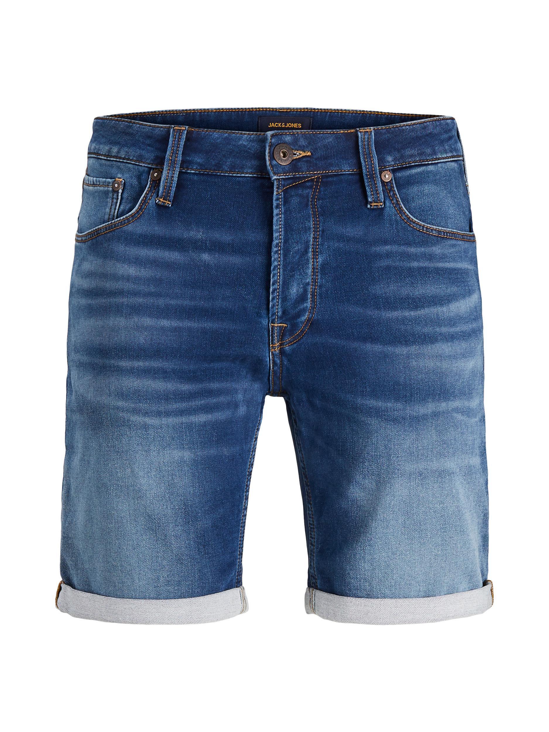 Jack and Jones Rick 006 - Mørkeblå denim shorts - HUSET Men & Women