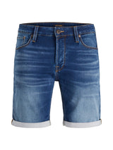 Jack and Jones Rick 006 - Mørkeblå denim shorts - HUSET Men & Women
