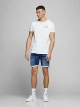 Jack and Jones Rick 006 - Mørkeblå denim shorts - HUSET Men & Women