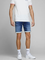 Jack and Jones Rick 006 - Mørkeblå denim shorts - HUSET Men & Women