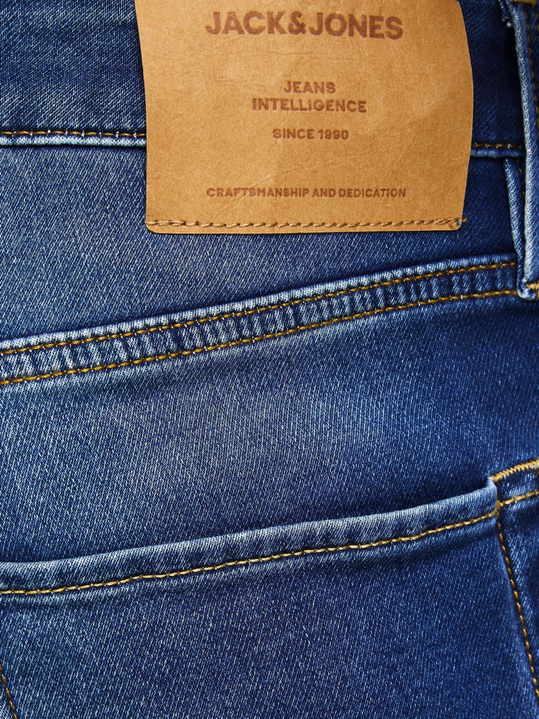 Jack and Jones Rick 006 - Mørkeblå denim shorts - HUSET Men & Women