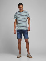 Jack and Jones Rick 011 - Mørkeblå denim shorts - HUSET Men & Women
