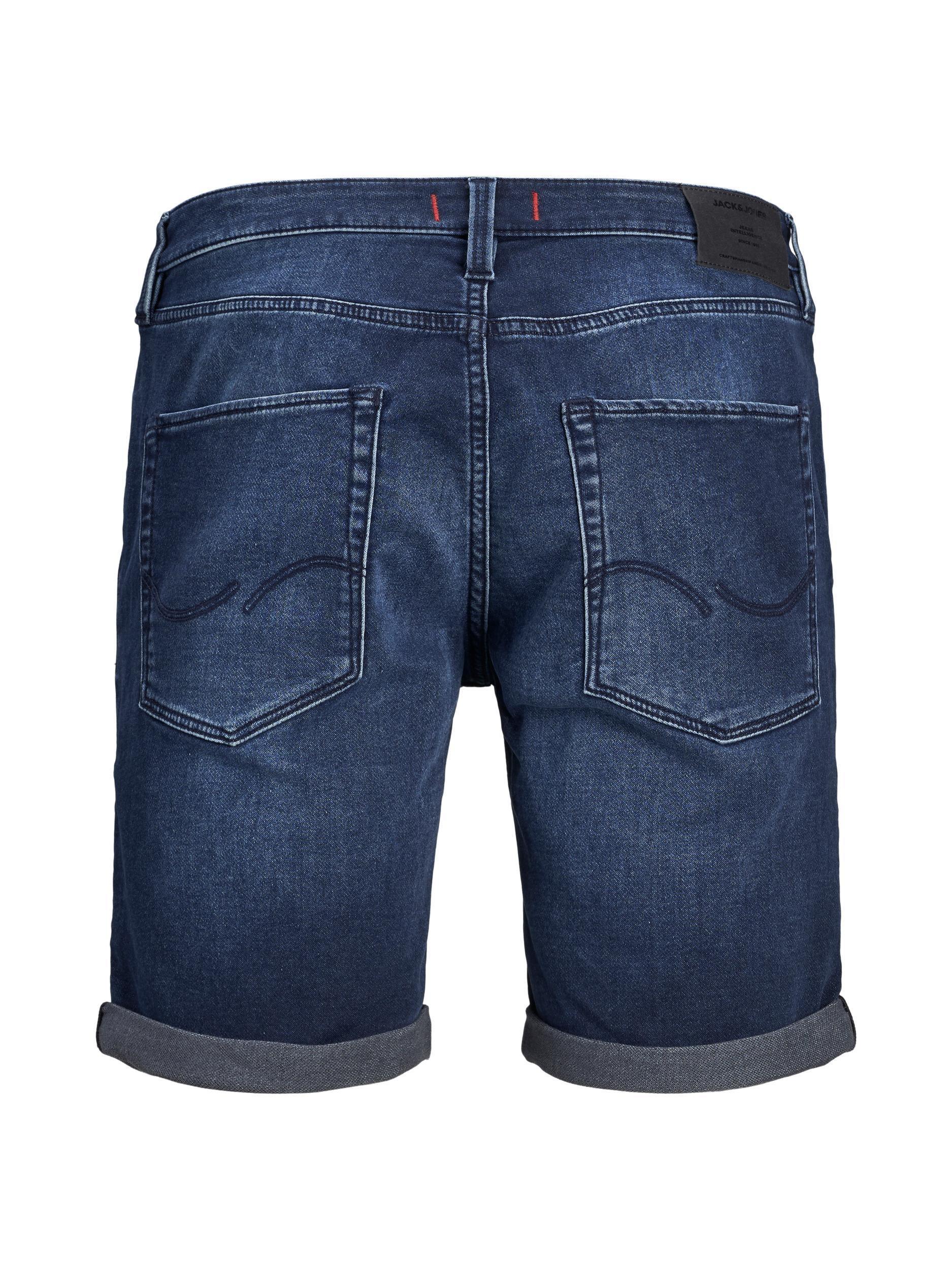 Jack and Jones Rick 011 - Mørkeblå denim shorts - HUSET Men & Women