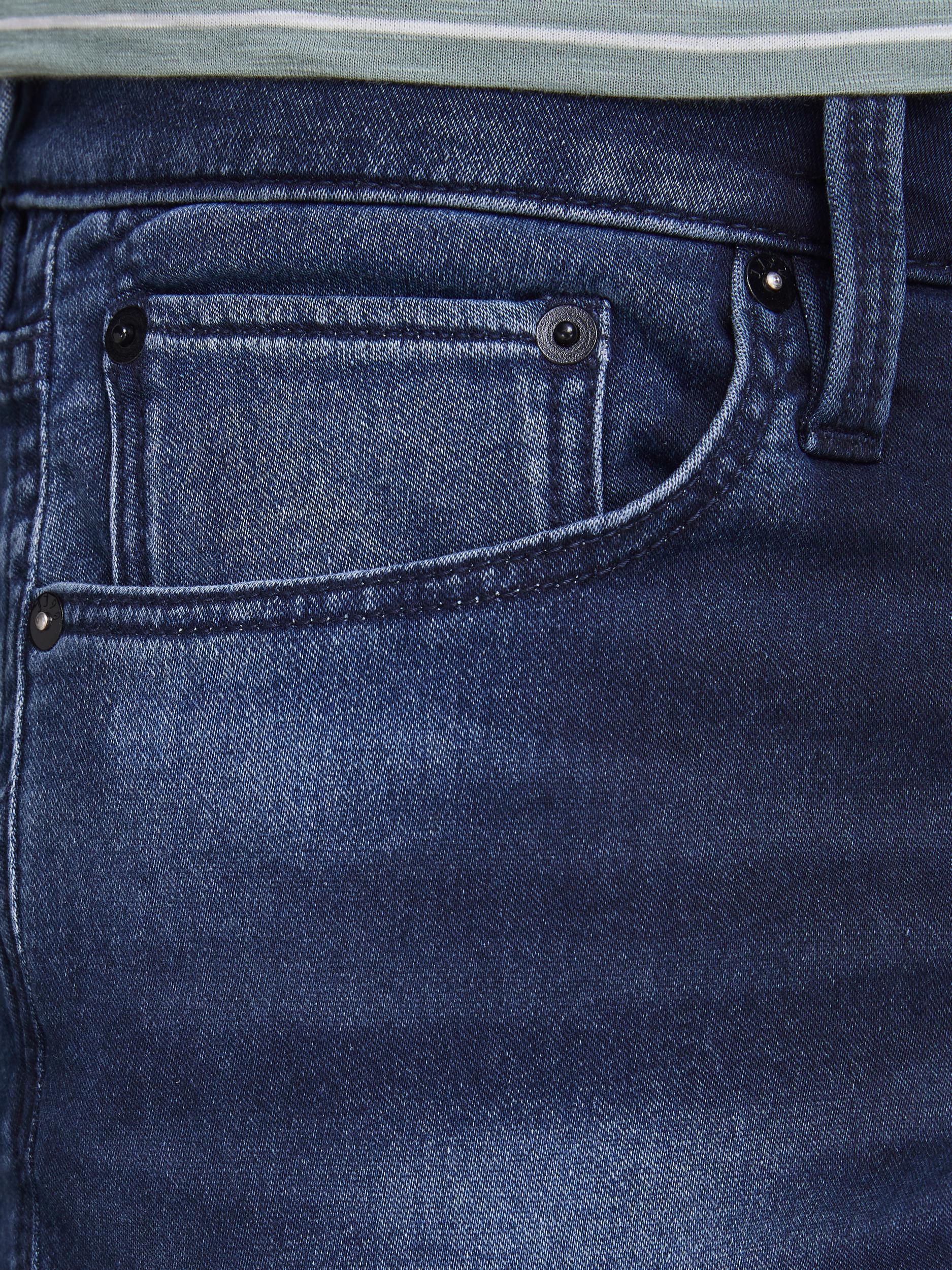 Jack and Jones Rick 011 - Mørkeblå denim shorts - HUSET Men & Women