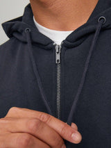 Jack & Jones Star - Basis sweat hoodie med lynlås - HUSET Men & Women