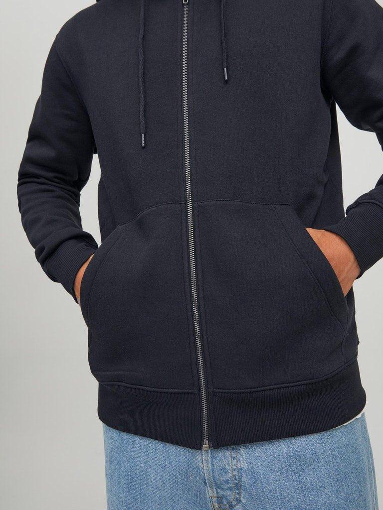 Jack & Jones Star - Basis sweat hoodie med lynlås - HUSET Men & Women
