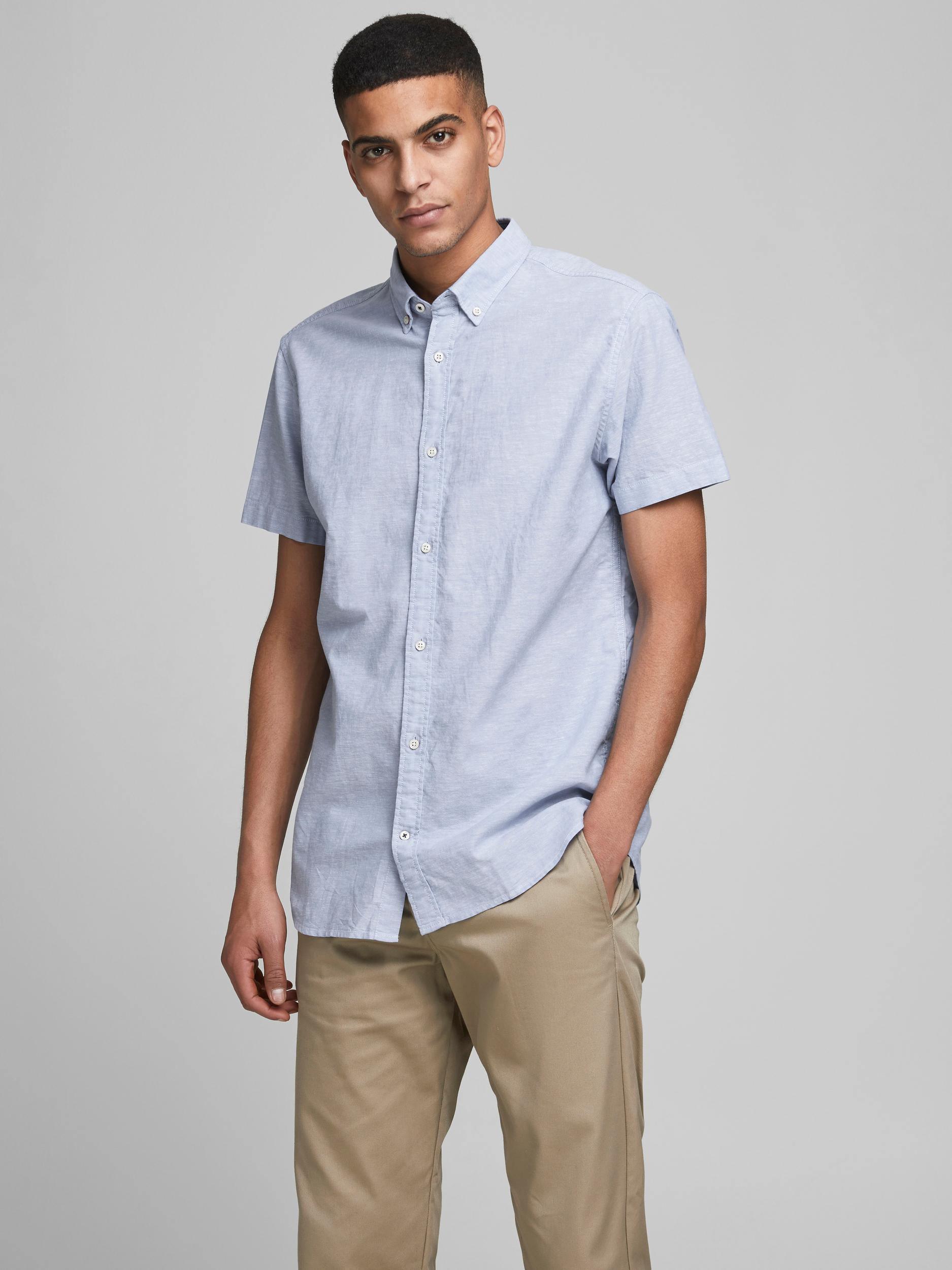 Jack & Jones Summer - Slimfit kortærmet skjorte - HUSET Men & Women