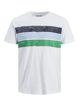 Jack and Jones Sunset - stribet T-shirt - HUSET Men & Women