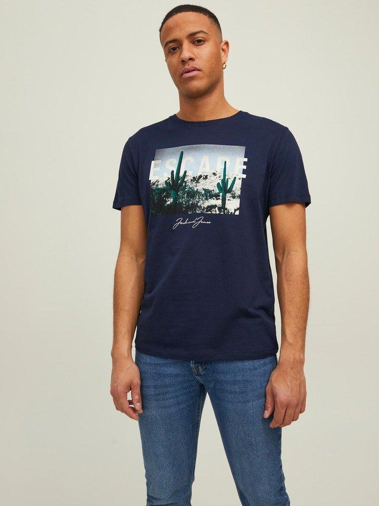 Jack and Jones Sunstrike - Printet T-shirt - HUSET Men & Women