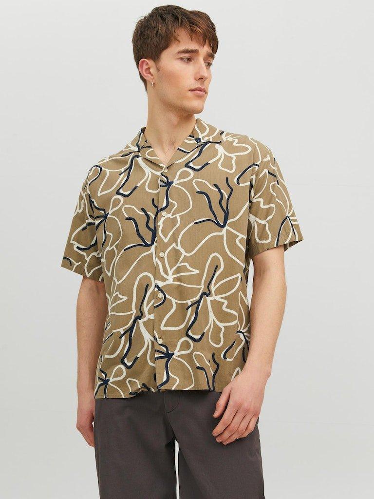 Jack & Jones Tropic Resort - Kortærmet skjorte i relaxed fit - HUSET Men & Women