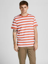 Jack and Jones Tropic - Stribet T-shirt - HUSET Men & Women
