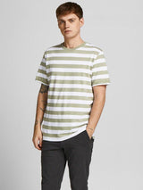 Jack and Jones Tropic - Stribet T-shirt - HUSET Men & Women