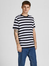 Jack and Jones Tropic - Stribet T-shirt - HUSET Men & Women
