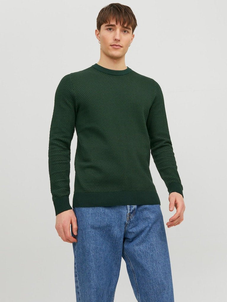 Jack & Jones Atlas - Pullover strik med rund hals - HUSET Men & Women (8484080386395)