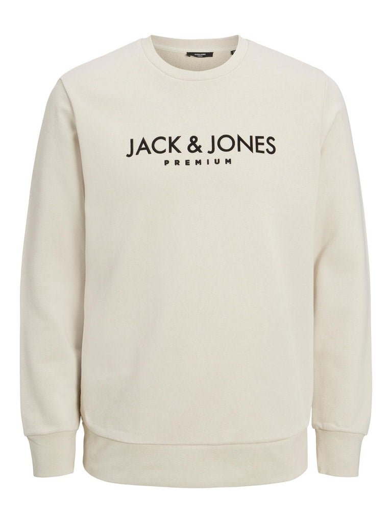 Jack & Jones Jake - Logo rundhalset sweatshirt - HUSET Men & Women (8365580747099)