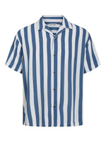 Jack & Jones Jeff - Stribet kortærmet skjorte - HUSET Men & Women (8017392140540)