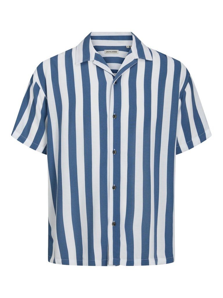 Jack & Jones Jeff - Stribet kortærmet skjorte - HUSET Men & Women (8017392140540)