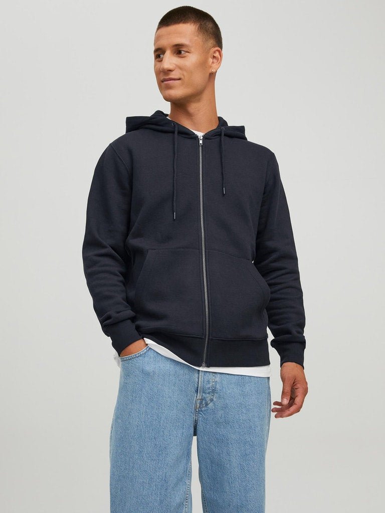 Jack & Jones Star - Basis sweat hoodie med lynlås - HUSET Men & Women (8459862081883)