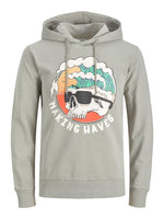 Jack & Jones Tidal - Sweat hoodie med print - HUSET Men & Women (8365394821467)