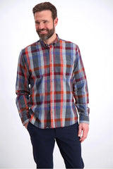 Jacks 2XL - 4XL - Ternet flannel skjorte regular fit - HUSET Men & Women