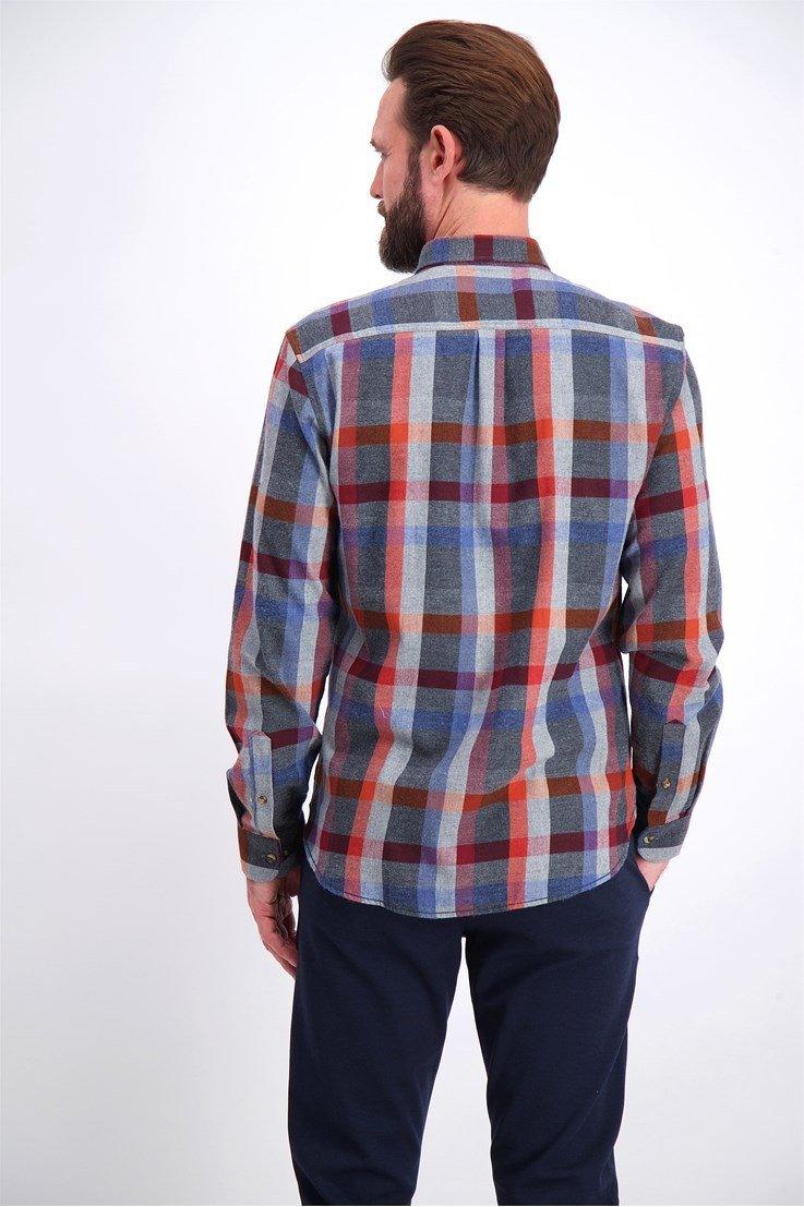 Jacks 2XL - 4XL - Ternet flannel skjorte regular fit - HUSET Men & Women
