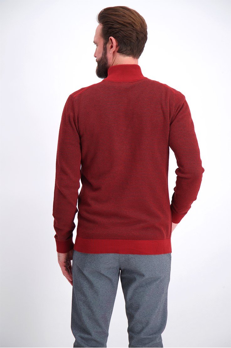 Jacks structure 1/4 zip knit (6636780912719)