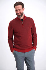 Jacks structure 1/4 zip knit (6636780912719)