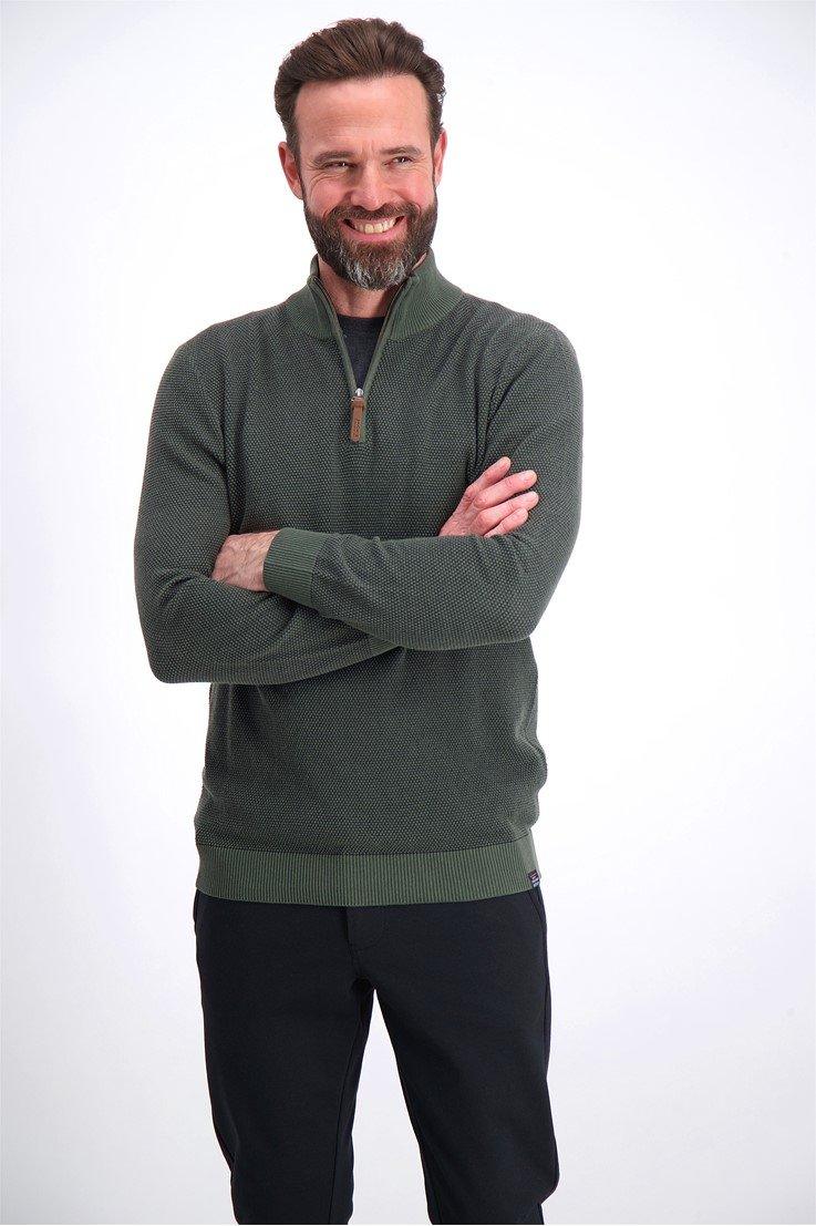 Jacks - Comfort fit halfzip strik - HUSET Men & Women