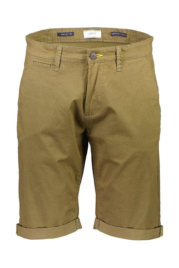 Jacks printede chino shorts med stretch - HUSET Men & Women