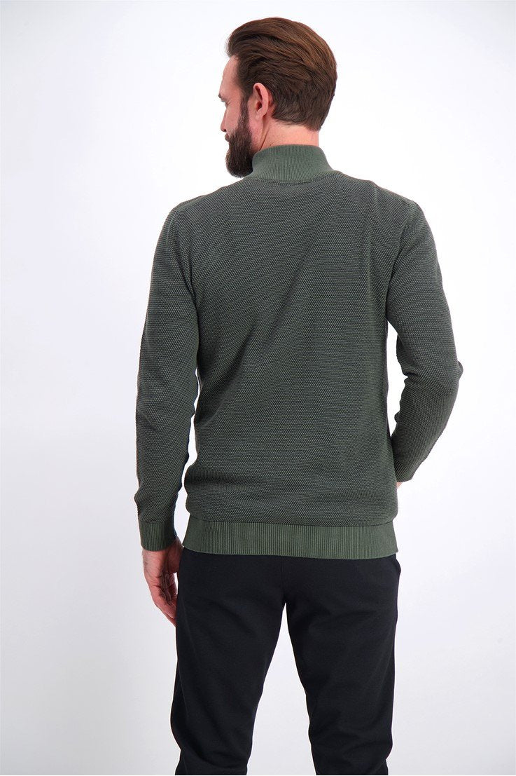 Jacks structure 1/4 zip knit (6636780912719)