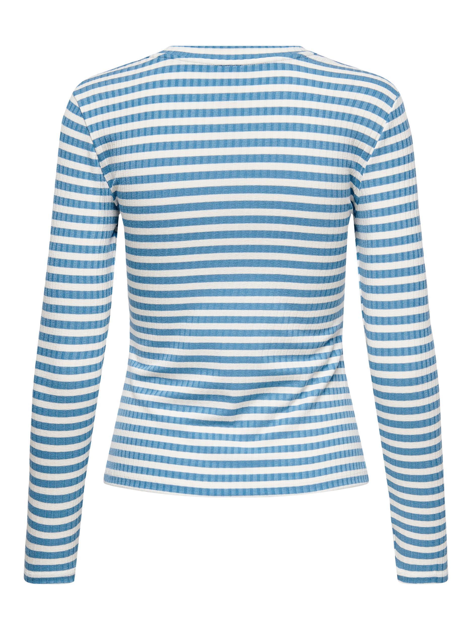 Jdy Fransiska - Langærmet stribet t-shirt - HUSET Men & Women