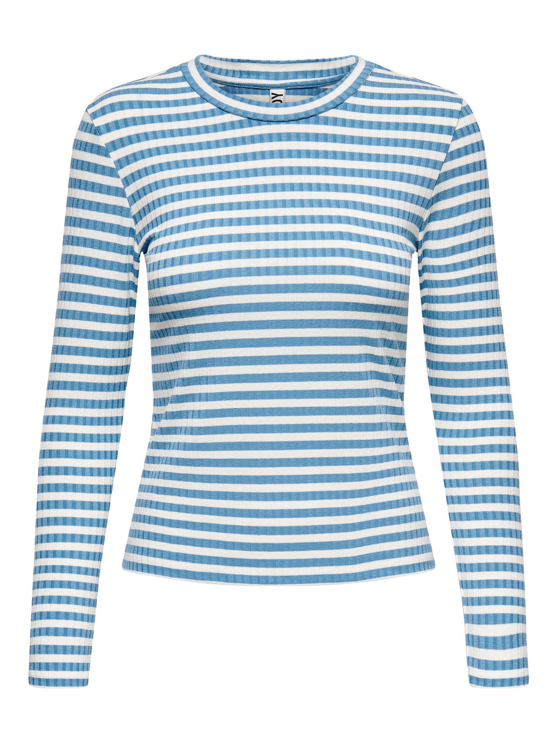 Jdy Fransiska - Langærmet stribet t-shirt - HUSET Men & Women