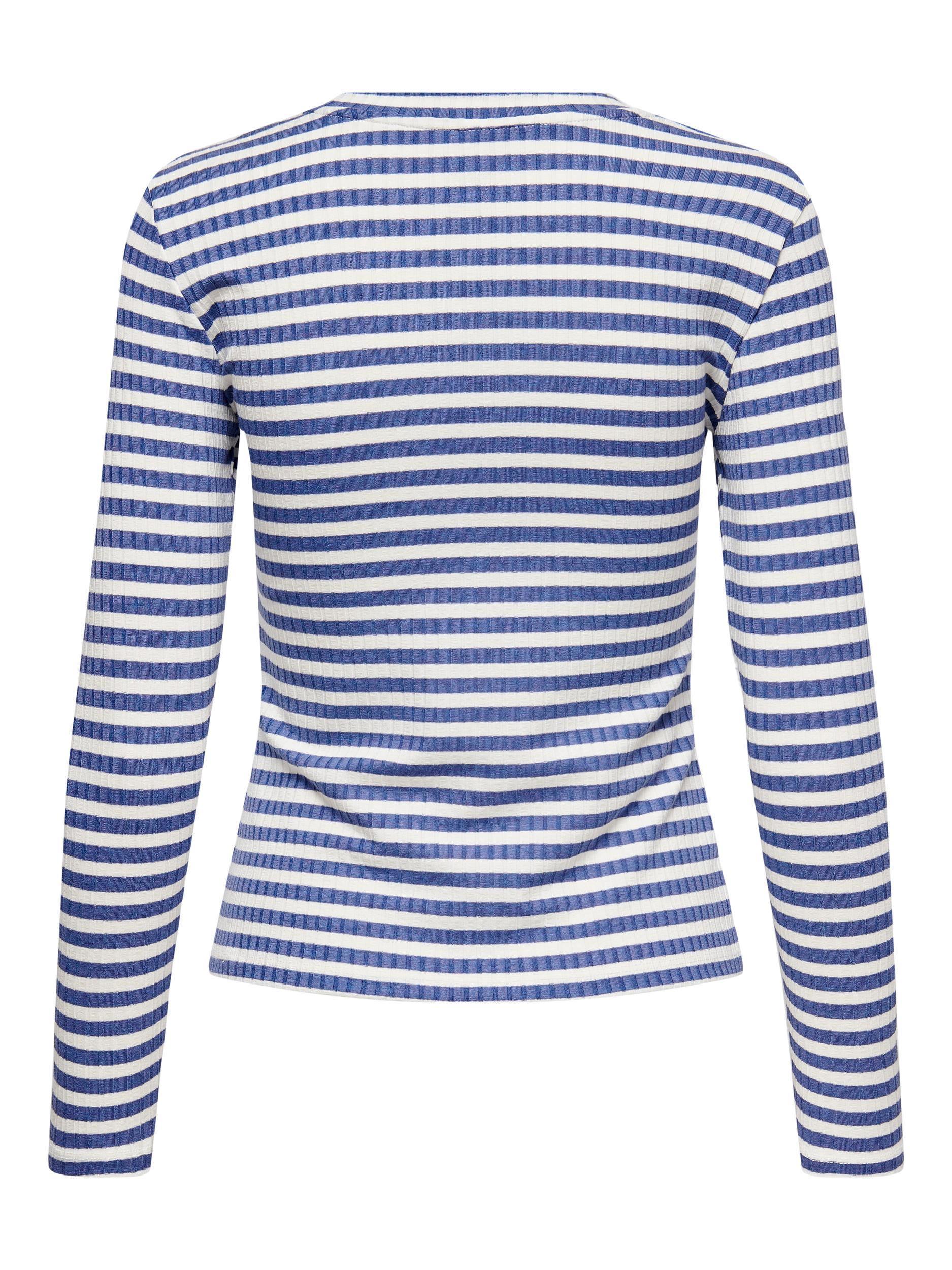 Jdy Fransiska - Langærmet stribet t-shirt - HUSET Men & Women