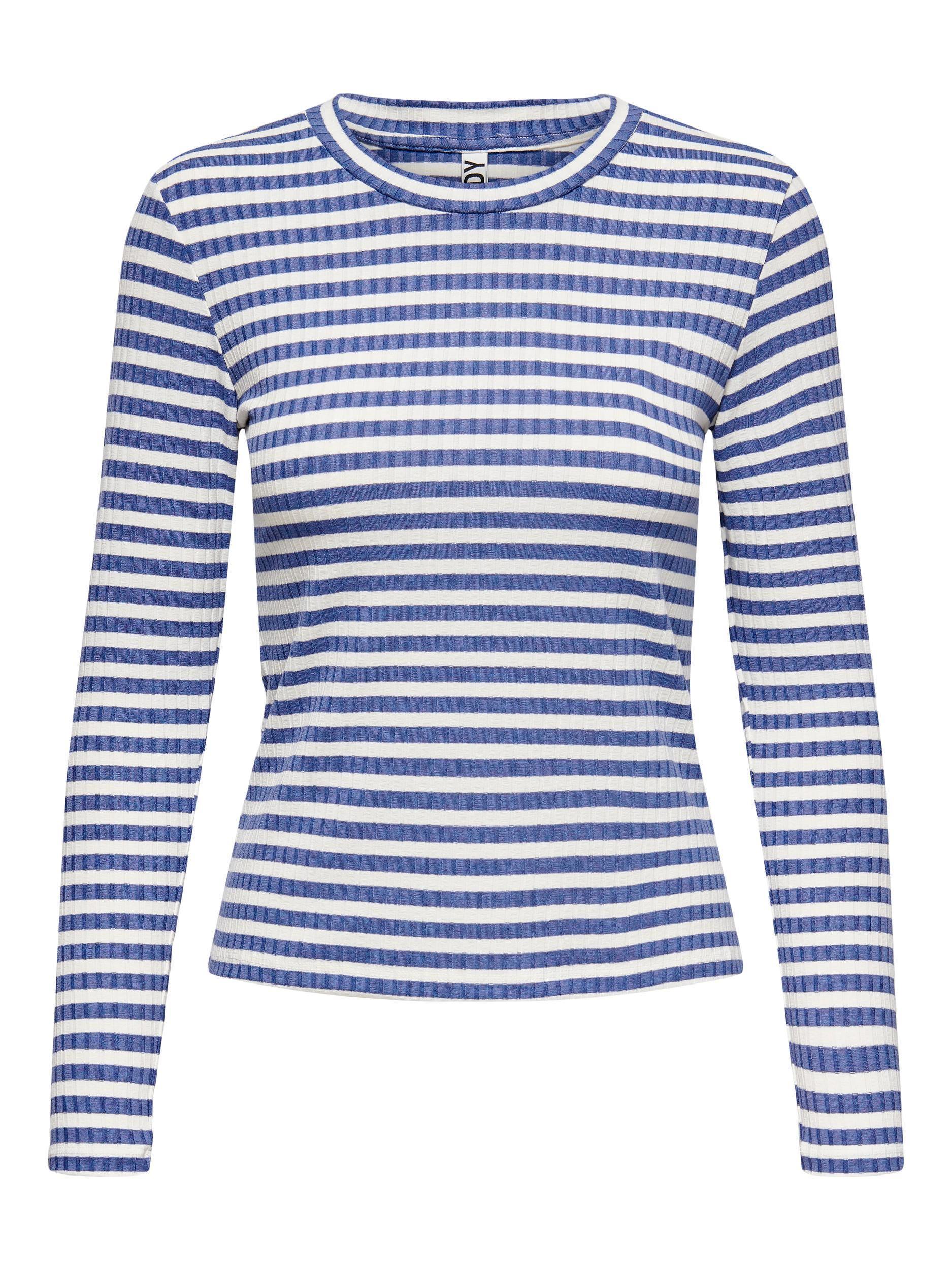 Jdy Fransiska - Langærmet stribet t-shirt - HUSET Men & Women