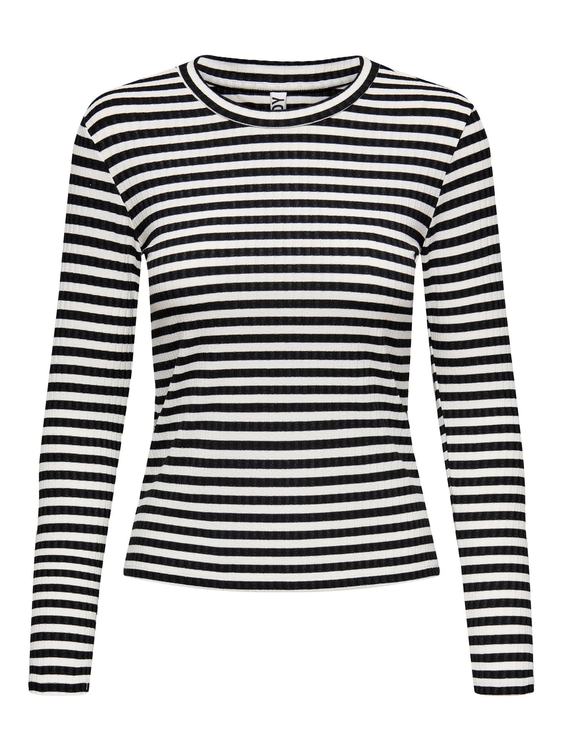 Jdy Fransiska - Langærmet stribet t-shirt - HUSET Men & Women