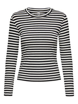 Jdy Fransiska - Langærmet stribet t-shirt - HUSET Men & Women