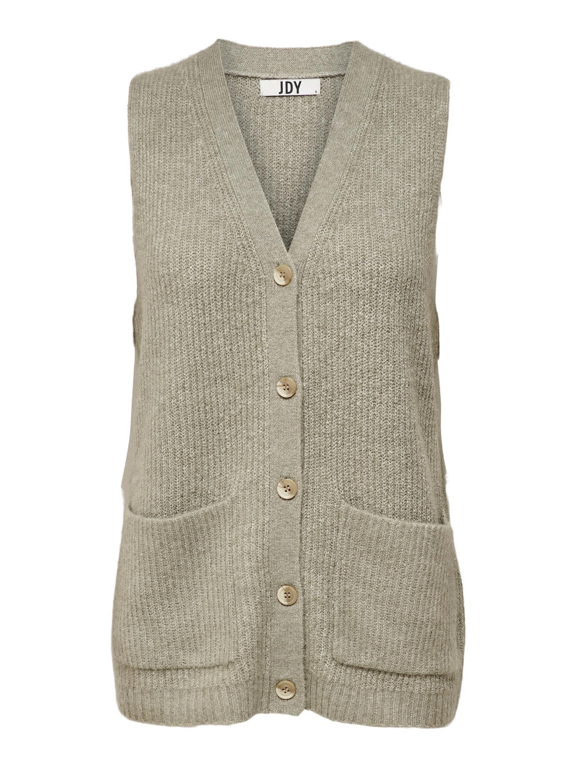 Jdy Hudson - Stikket vest m. knapper - HUSET Men & Women